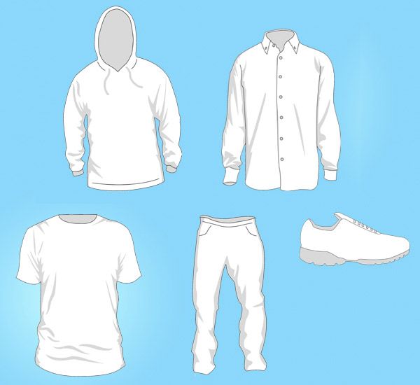free clothing templates for gimp